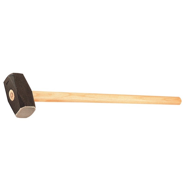 MAZZA A DUE TESTE MANICATA DA KG.4 IN ACCIAIO FORGIATO MANICO IN LEGNO MAZZA A DUE TESTE MANICATA DA KG.4 IN ACCIAIO FORGIATO MANICO IN LEGNO