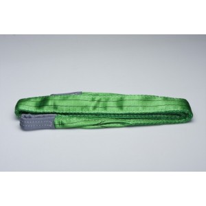 Cinghia sollevamento 60mm 3m 2 ton doppio strato verde per carichi pesanti