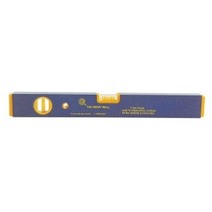 LIVELLA A 2 BOLLE MOD.GWP-95A CM.40 IN LEGA LEGGERA ANTIURTO,BOLLE A BOTTE