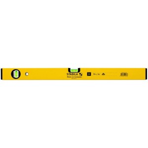 LIVELLA A 2 BOLLE STABILA ART.70 IN ALLUMINIO CM.30, BOLLE A BOTTE, PRECISIONE DI MISURAZIONE 1 MM/MT