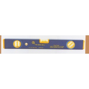 LIVELLA A 3 BOLLE MOD.GWP-95B IN LEGA LEGGERA ANTIURTO CM.60 BOLLE A BOTTE