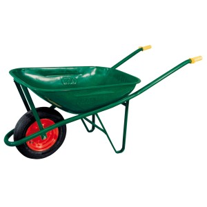CARRIOLA RUOTA VESPA VASCA A FONDO CURVO.MANICI DIRITTI.CAPACITA' 90 LT.