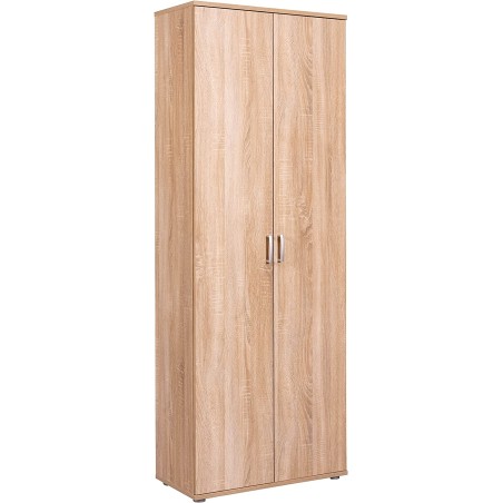 ARMADIO GALLO PORTASCOPE 2 ANTE+RIPIANI 70x34x189H LAMINATO FINITURA ROVERE