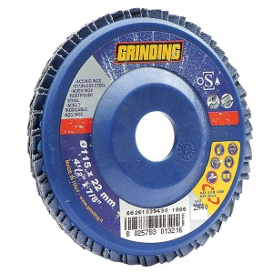 DISCHI ABRASIVI LAMELLARI 10 PZ GRINDING MM.180X22 GR.80 DISCO A LAMELLE