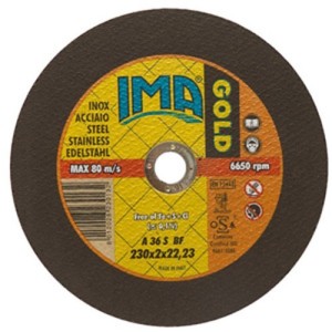 DISCO ABRASIVO IMA 50PZ TAGLIO INOX 230X2,0  MOLA ABRASIVA