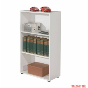 LIBRERIA ARCO 3 LIVELLI 60x30x110 LAMINATO BIANCO INTER LINK