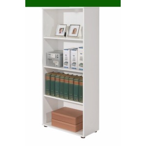 LIBRERIA ARCO 4 LIVELLI 60x30x145H LAMINATO BIANCO INTER LINK