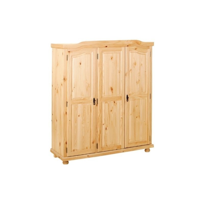 ARMADIO BERN 3 ANTE DIM.150x56x180H PINO MASSELLO FINITURA NATURALE INTER LINK ARMADIO BERN 3 ANTE DIM.150x56x180H PINO MASSELLO FINITURA NATURALE INTER LINK
