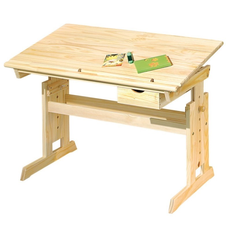 SCRIVANIA JULIA REGOLABILE CON PORTAOGGETTI 109X55X63/96H PINO MASSELLO FINITURA NATURALE INTER LINK SCRIVANIA JULIA REGOLABILE CON PORTAOGGETTI 109X55X63/96H PINO MASSELLO FINITURA NATURALE INTER LINK