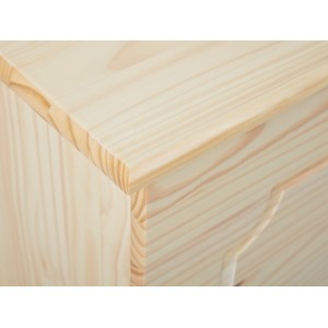 CASSAPANCA CONTENITORE EMEL 89x47x53H CM PINO MASSELLO NATURALE