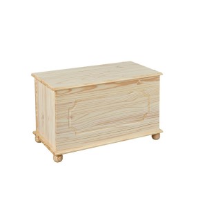 CASSAPANCA CONTENITORE EMEL 89x47x53H CM PINO MASSELLO NATURALE