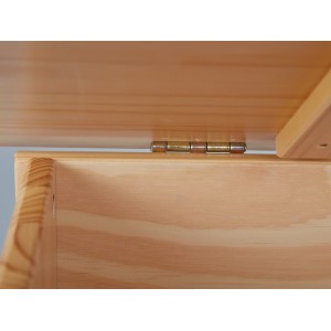 CASSAPANCA CONTENITORE EMEL 89x47x53H CM PINO MASSELLO NATURALE