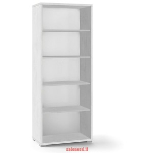 MOBILE LIBRERIA H182 L71 P41 cm FINITURA BIANCO OSSIDO FRONTALE BIANCO SARMOG Db351k