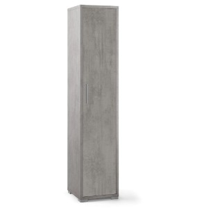 MOBILE COLONNA 1 ANTA H182 L38 P41 cm FINITURA CEMENTO SARMOG Db364k