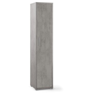 MOBILE COLONNA 1 ANTA H182 L38 P41 cm FINITURA CEMENTO SARMOG Db364k