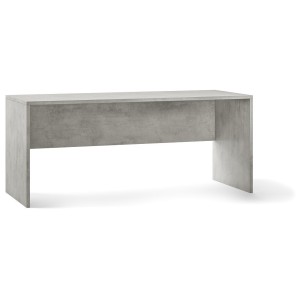 SCRIVANIA DA UFFICIO H76 L180 P69 Cm FINITURA CEMENTO SARMOG Db630k