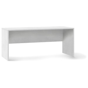 KIT SCRIVANIA UFFICIO H76 L180 P69 Cm FINITURA BIANCO OSSIDO SARMOG Db630k