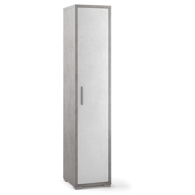 MOBILE COLONNA 1 ANTA H182 L38 P41 cm STRUTTURA CEMENTO FRONTALE BIANCO SARMOG Db364k MOBILE COLONNA 1 ANTA H182 L38 P41 cm STRUTTURA CEMENTO FRONTALE BIANCO SARMOG Db364k