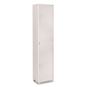 KIT MOBILE COLONNA 4 RIPIANI H190 L43 P29 Cm FINITURA BIANCO FIAMMATO SARMOG 744k