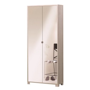 KIT ARMADIO 2 ANTE CON SPECCHIO FRONTALE INCLUSO H190 L83 P29 Cm FINITURA OLMO SARMOG 747spk