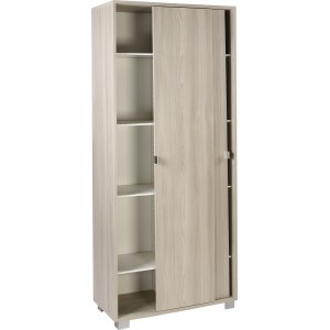 KIT ARMADIO 2 ANTE SCORREVOLI H190 L82 P41 Cm FINITURA OLMO CHIARO SARMOG798k