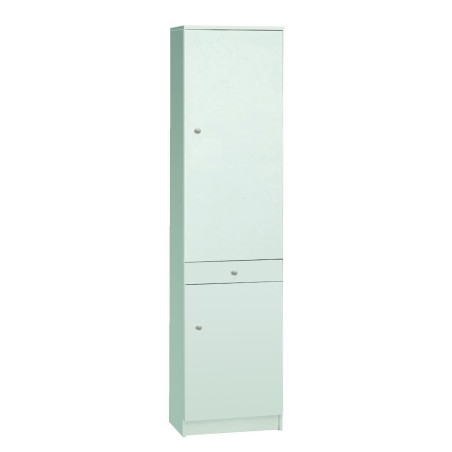 KIT MOBILE MULTIUSO COLONNA BAGNO H183 L46 P34 Cm FINITURA BIANCO SARMOG 452k