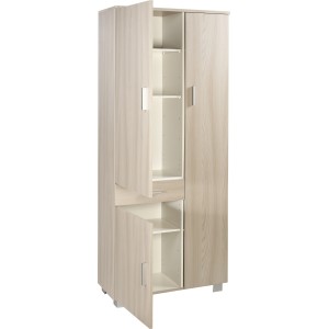 KIT ARMADIO MULTIUSO BAGNO H180L77 P34 Cm FINITURA OLMO CHIARO SARMOG 623k