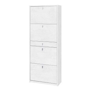 KIT SCARPIERA ANTE A RIBALTA H164 L63 P29 Cm FINITURA BIANCO OSSIDO CHIARO SARMOG Sk569k