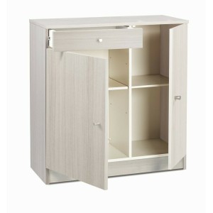 Mobile Multiuso 2 ante e 1 cassetto H80 L77 P34 Cm colore Eucalipto 342k Sarmog
