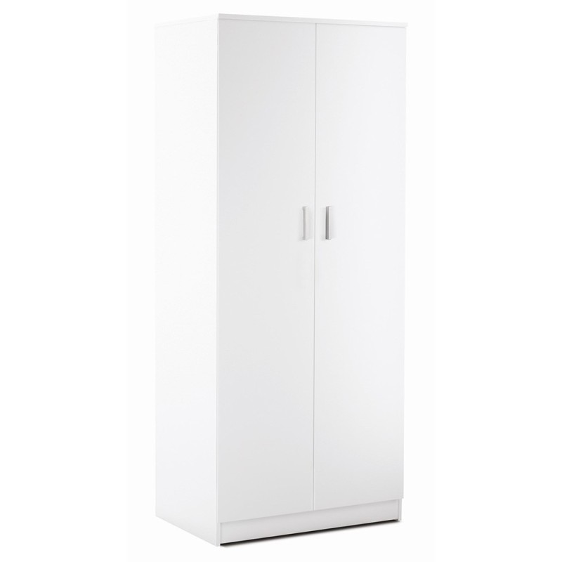 Amadio 2 ante H182 L77 P52 Cm colore Bianco liscio 455k Sarmog Amadio 2 ante H182 L77 P52 Cm colore Bianco liscio 455k Sarmog