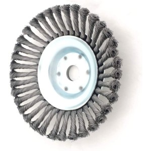 SPAZZOLA PER DECESPUGLIATORE CONICA IN ACCIAIO 0,50mm/0,020''