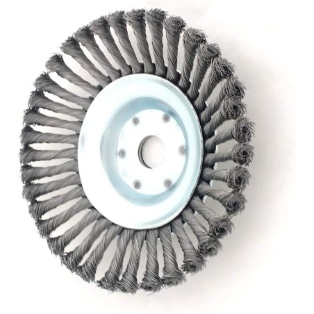 SPAZZOLA PER DECESPUGLIATORE CONICA IN ACCIAIO 0,50mm/0,020''
