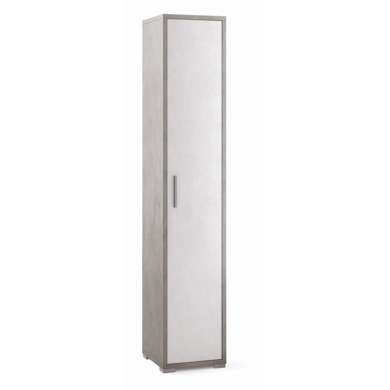 Mobile Colonna 1 Anta H199 L39 P41 Cm struttura Cemento frontale Bianco Ossido Db384k Sarmog Mobile Colonna 1 Anta H199 L39 P41 Cm struttura Cemento frontale Bianco Ossido Db384k Sarmog