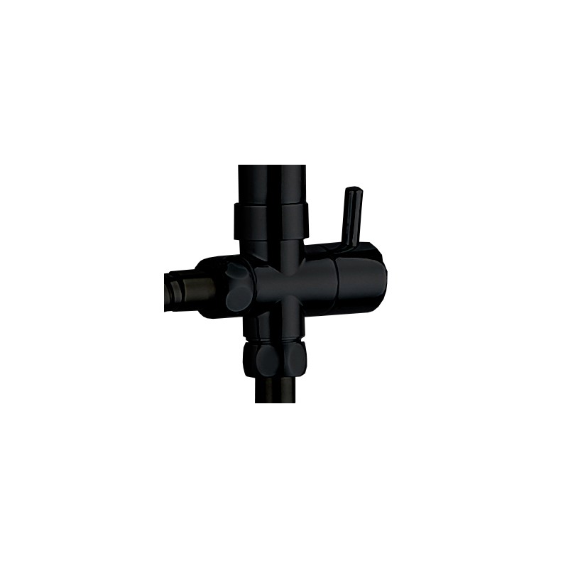 DEVIATORE PER COLONNA DOCCIA LX-4001 NERO OPACO DEVIATORE PER COLONNA DOCCIA LX-4001 NERO OPACO