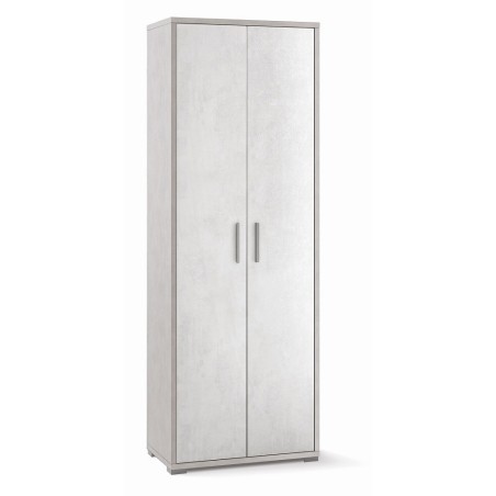 Armadio 2 Ante 2 Ripiani H199 L71 P41 Cm colore Bianco Ossido Db374k Sarmog