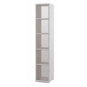Mobile Colonna 4 Ripiani  H199 L39 P41 Cm colore Bianco Ossido Db381k Sarmog