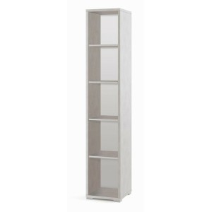 Mobile Colonna 4 Ripiani  H199 L39 P41 Cm colore Bianco Ossido Db381k Sarmog