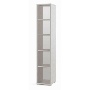 Mobile Colonna 4 Ripiani  H199 L39 P41 Cm colore Bianco Ossido Db381k Sarmog