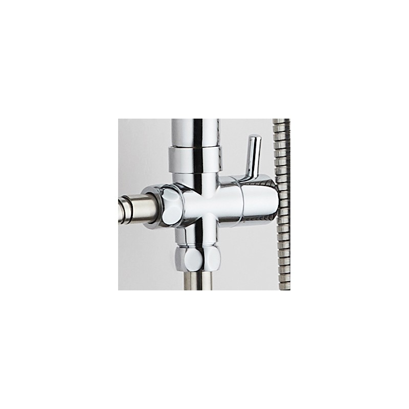 DEVIATORE PER COLONNA DOCCIA LX-4001 CROMO DEVIATORE PER COLONNA DOCCIA LX-4001 CROMO