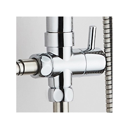 DEVIATORE PER COLONNA DOCCIA LX-4001 CROMO