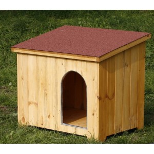 Cuccia in legno per cani Gartenpro 75x55x70H