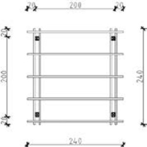 GAZEBO PERGOLA 240X240 LEGNO PINO MASSELLO IMPREGNATO