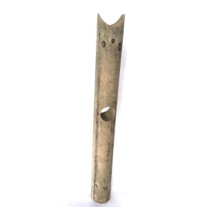 Pali di legno IMPREGNATI con 1 foro e 1 incavo diam 12 cm, lungh 150 cm 10 pezzi