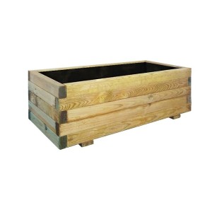 FIORIERA TULIPANO IN LEGNO IMPREGNATO CM.40X90XH32,5