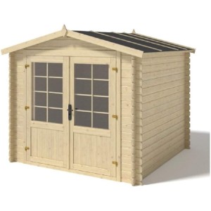 Casetta MARY in legno nordico 300X300X255H con pavimento