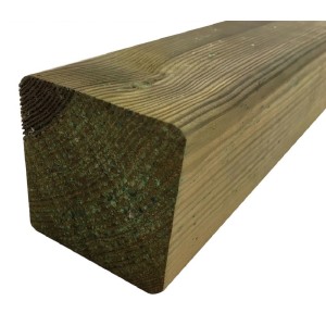 10PZ. PALO PALI QUADRO IN LEGNO DI PINO IMPREGNATO CM.9X9X240