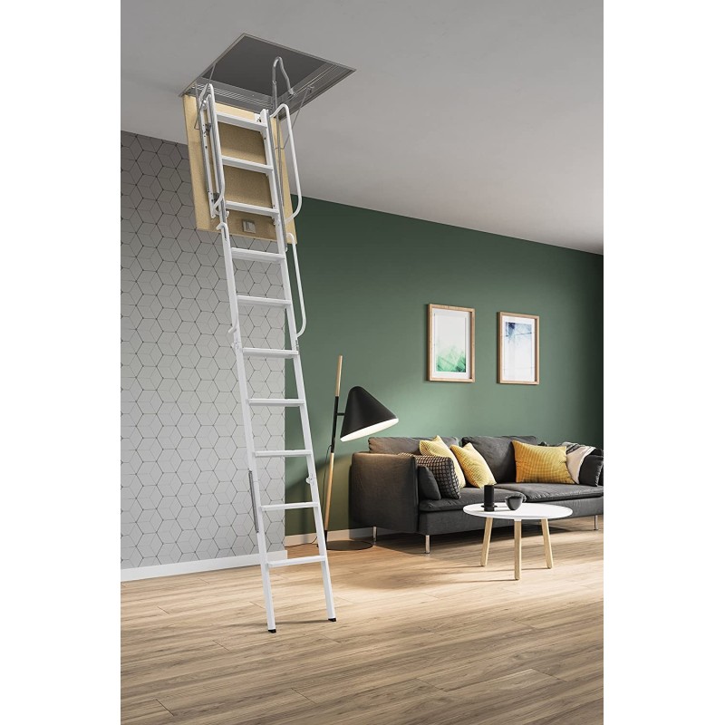 SCALA RETRATTILE PER SOFFITTA 50X100 H300 IN ACCIAIO SCARI 4PZ SCALA RETRATTILE PER SOFFITTA 50X100 H300 IN ACCIAIO SCARI 4PZ