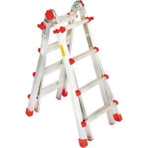 SCALA ALLUMINIO MULTIUSO GRDINI 6+6 MT.6,30