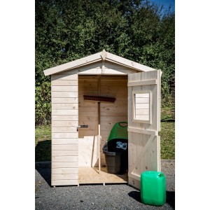 CASETTA FORESTA MOD. EDEN IN LEGNO MASSELLO A PANNELLI 16 MM 160X120 CON PAVIMENTO