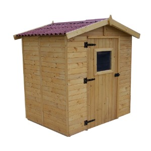 CASETTA FORESTA MOD. EDEN IN LEGNO MASSELLO A PANNELLI 16 MM 160X160 CON PAVIMENTO